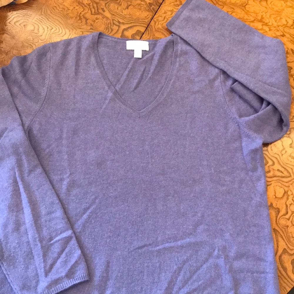 2ply cashmere neck sweater
